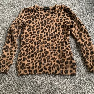 Cheetah cashmere sweater